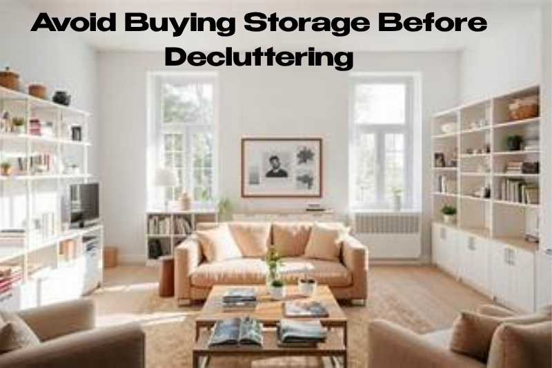 Avoid Buying Storage Before Decluttering